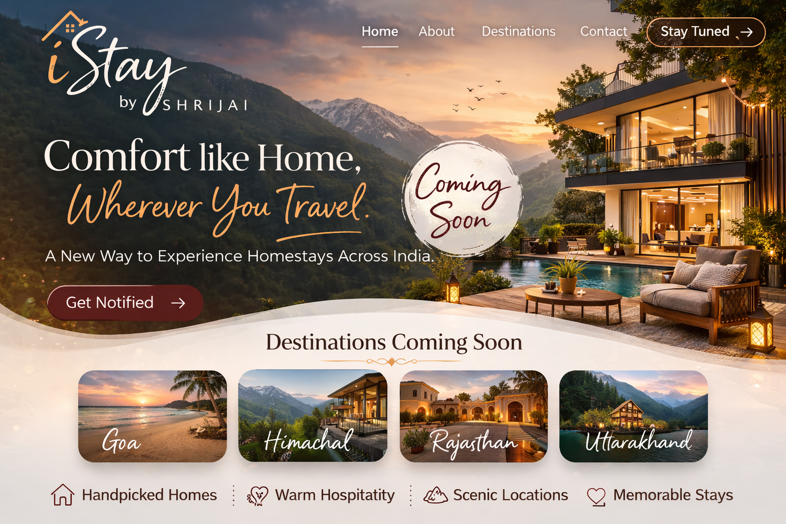 iStay by Shrijai - Luxury Homestays Coming Soon